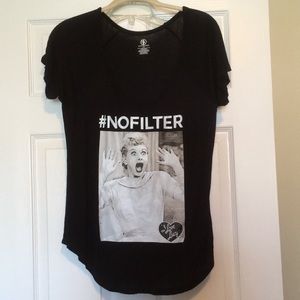 Recycled Karma I Love Lucy T-Shirt #NOFILTER Large